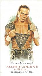 2007 Topps Heritage III WWE - Allen & Ginter Superstars #9 Shawn Michaels  Front