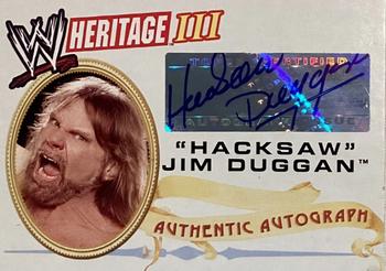 2007 Topps Heritage III WWE - Autographs #NNO Hacksaw Jim Duggan  Front