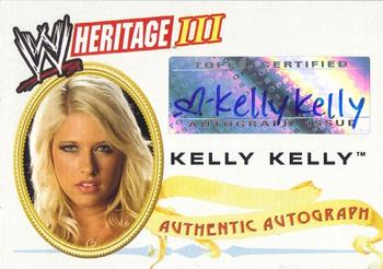 2007 Topps Heritage III WWE - Autographs #NNO Kelly Kelly  Front