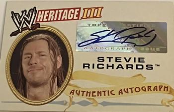 2007 Topps Heritage III WWE - Autographs #NNO Stevie Richards  Front