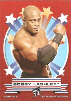 2007 Topps Heritage III WWE - Magnets #6 Bobby Lashley  Front
