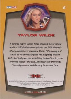 2008 TriStar TNA Cross the Line #6 Taylor Wilde  Back