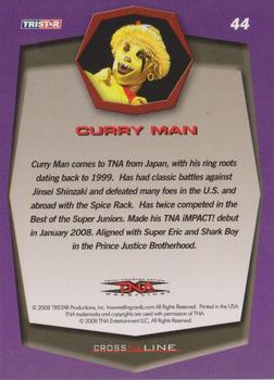 2008 TriStar TNA Cross the Line #44 Curry Man  Back