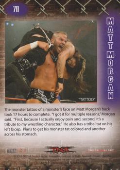 2008 TriStar TNA Cross the Line #70 Matt Morgan  Back