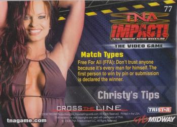 2008 TriStar TNA Cross the Line #77 Sting  Back