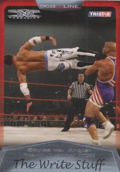 2008 TriStar TNA Cross the Line #87 A.J. Styles / Kurt Angle  Front