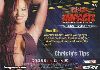 2008 TriStar TNA Cross the Line #76 Jeff Jarrett  Back