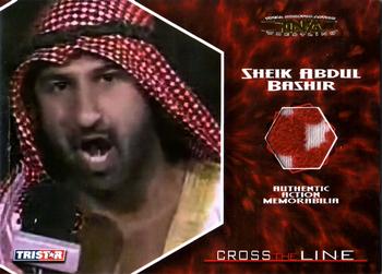 2008 TriStar TNA Cross the Line - Authentic Action Memorabilia #M-AB Sheik Abdul Bashir  Front