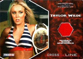 2008 TriStar TNA Cross the Line - Authentic Action Memorabilia #M-TW Taylor Wilde  Front