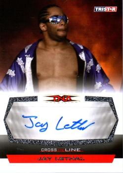 2008 TriStar TNA Cross the Line - Autographs #C-JL Jay Lethal  Front