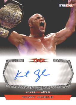 2008 TriStar TNA Cross the Line - Autographs #C-KA Kurt Angle  Front