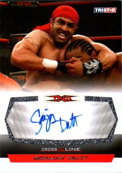 2008 TriStar TNA Cross the Line - Autographs #C-SD Sonjay Dutt  Front
