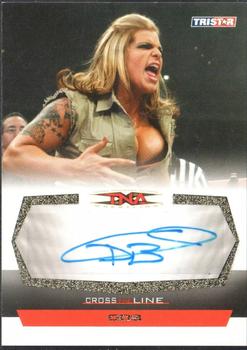 2008 TriStar TNA Cross the Line - Autographs Gold #C-O ODB  Front