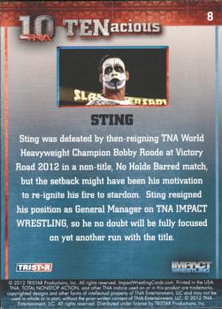 2012 TriStar Impact TNA TENacious #8 Sting Back