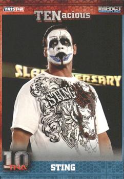 2012 TriStar Impact TNA TENacious #8 Sting Front