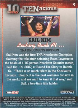 2012 TriStar Impact TNA TENacious #9 Gail Kim Back