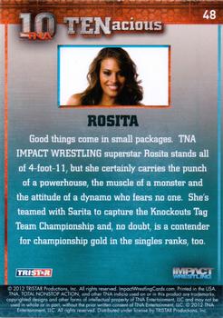 2012 TriStar Impact TNA TENacious #48 Rosita Back