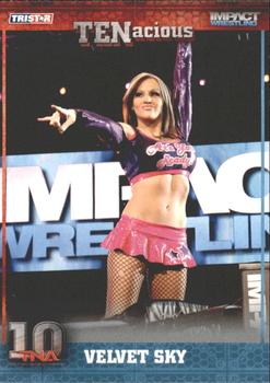 2012 TriStar Impact TNA TENacious #61 Velvet Sky Front