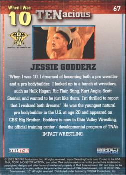 2012 TriStar Impact TNA TENacious #67 Jessie Godderz Back