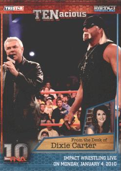 2012 TriStar Impact TNA TENacious #94 IMPACT Wrestling Live / on Monday, January 4, 2010 Front