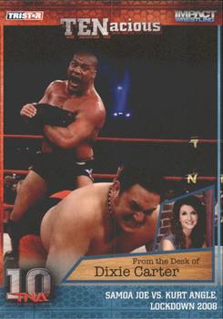 2012 TriStar Impact TNA TENacious #98 Samoa Joe vs. Kurt Angle / Lockdown 2008 Front