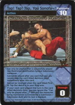 2004 Comic Images WWE Raw Deal: Divas Overload #56 Tap! Tap! Tap, You Sonofa-! Front
