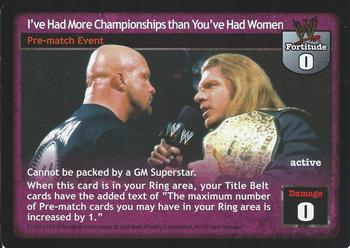 2004 Comic Images WWE Raw Deal: Divas Overload #71 I've Had More Championships than You've Had Women Front