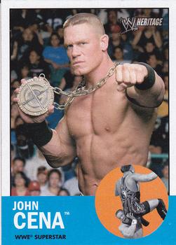 2006 Topps Heritage II WWE - Magazine #W1 John Cena  Front