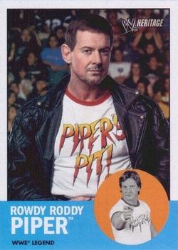 2006 Topps Heritage II WWE - Magazine #W8 Rowdy Roddy Piper  Front