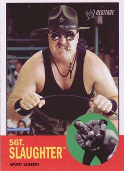 2006 Topps Heritage II WWE - Magazine #W9 Sgt. Slaughter  Front