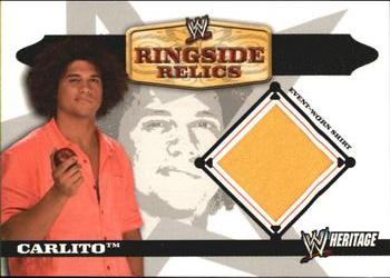 2006 Topps Heritage II WWE - Ringside Relics #NNO Carlito  Front