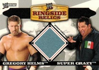 2006 Topps Heritage II WWE - Ringside Relics Doubles #NNO Gregory Helms / Super Crazy  Front