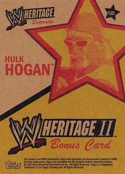 2006 Topps Heritage II WWE - Tin #TLB2 Hulk Hogan  Back