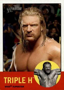 2006 Topps Heritage II WWE - Tin #TLB4 Triple H  Front