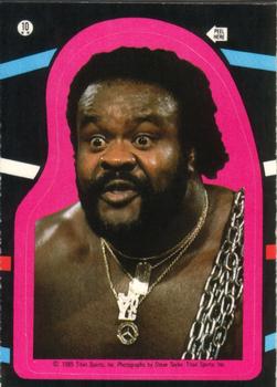 1985 O-Pee-Chee WWF Pro Wrestling Stars - Stickers #10 Junkyard Dog Front