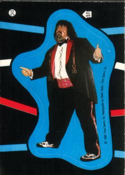 1985 O-Pee-Chee WWF Pro Wrestling Stars - Stickers #12 Captain Lou Albano Front
