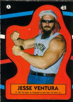 1985 O-Pee-Chee WWF Pro Wrestling Stars - Stickers #4 Jesse The Body Ventura Front