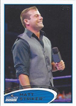 2012 Topps WWE #24 Matt Striker  Front