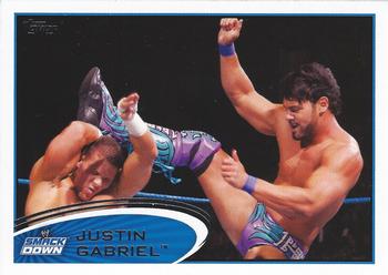 2012 Topps WWE #56 Justin Gabriel  Front
