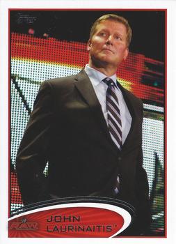 2012 Topps WWE #63 John Laurinaitis  Front
