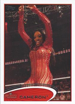 2012 Topps WWE #9 Cameron  Front