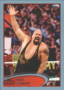 2012 Topps WWE - Blue #37 Big Show  Front