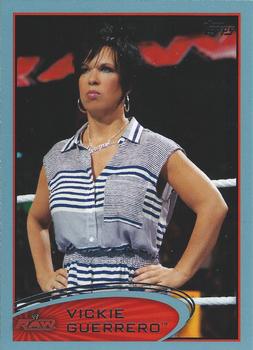 2012 Topps WWE - Blue #55 Vickie Guerrero  Front