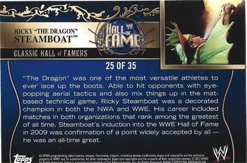 2012 Topps WWE - Classic Hall of Famers #25 Ricky The Dragon Steamboat  Back