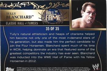 2012 Topps WWE - Classic Hall of Famers #35 Tully Blanchard  Back