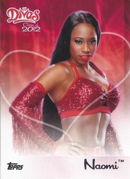 2012 Topps WWE - Divas Class of 2012 #12 Naomi  Front