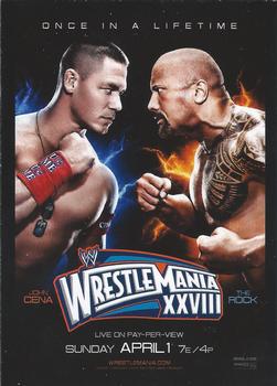 2012 Topps WWE - World Class Events #10 WrestleMania XXVIII  Front