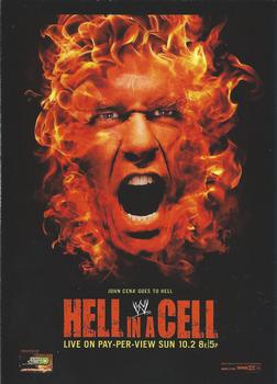 2012 Topps WWE - World Class Events #4 Hell in a Cell 2011  Front