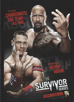 2012 Topps WWE - World Class Events #6 Survivor Series 2011  Front