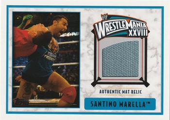 2012 Topps WWE - WrestleMania XXVIII Mat Relics #NNO Santino Marella  Front
